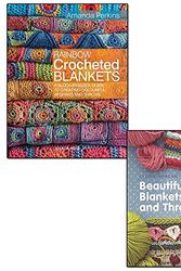 Cover Art for 9789123648948, rainbow crocheted blankets and beautiful blankets afghans and throws 2 books set by Amanda Perkins