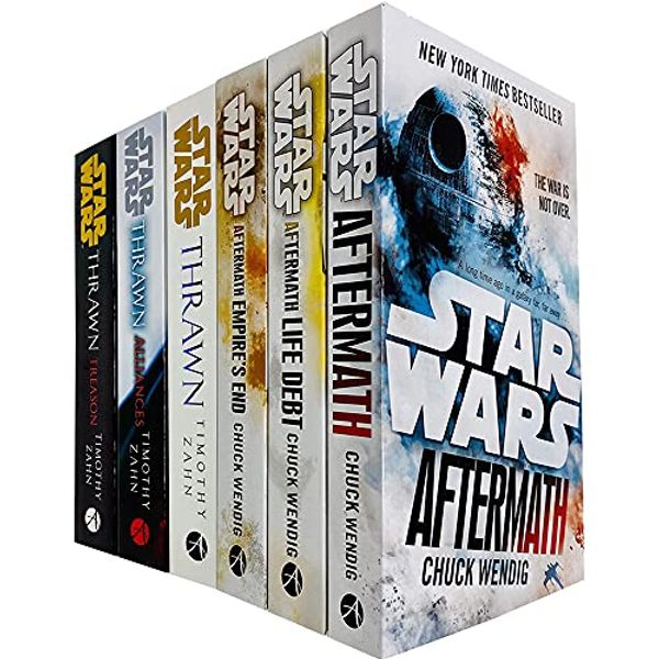 Cover Art for 9789124124090, Star Wars Thrawn Series & Aftermath Trilogy 6 Books Collection Set by Timothy Zahn, Chuck Wendig (Thrawn, Alliances, Treason, Aftermath, Life Debt, Empires End) by Timothy Zahn, Chuck Wendig