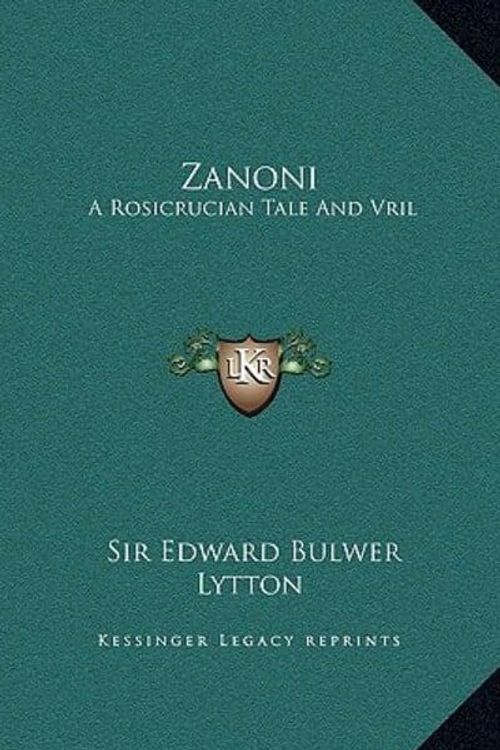 Cover Art for 9781169366237, Zanoni by Lytton Sir, Sir Edward Bulwer