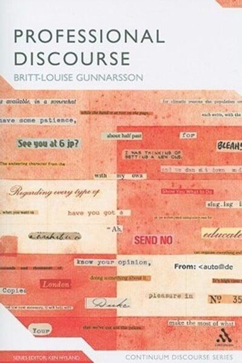 Cover Art for 9780826492517, Professional Discourse by Britt-Louise Gunnarsson