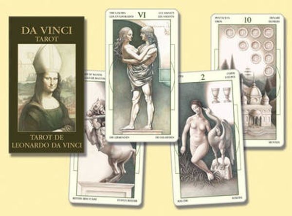 Cover Art for 9788883955914, Da Vinci Tarot by Mark McElroy Illustrated by Iassen Ghiuselev & Atanas Atanassov