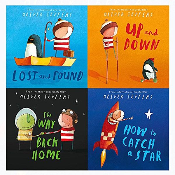Cover Art for 9789123683789, Oliver jeffers collection how to catch a star,way back home,lost and found,up and down 4 books set by Oliver Jeffers