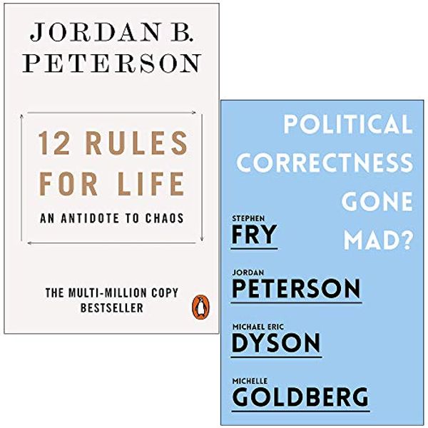 Cover Art for 9789124052508, 12 Rules for Life An Antidote to Chaos & Political Correctness Gone Mad By Jordan B. Peterson 2 Books Collection Set by Jordan B. Peterson, Stephen Fry, Michael Eric Dyson, Michelle Goldberg