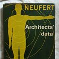 Cover Art for 9780258965092, Architects' Data by Ernst Neufert