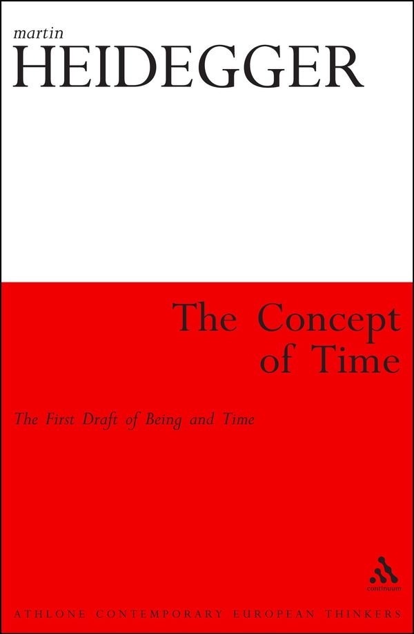 Cover Art for 9781441125491, The Concept of Time by Dr Ingo Farin, Martin Heidegger