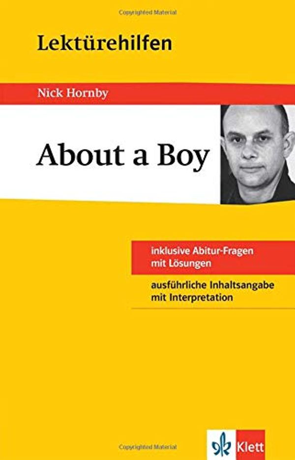 Cover Art for 9783129230039, About a Boy by Nick Hornby