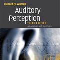 Cover Art for 9780511406225, Auditory Perception by Richard M. Warren