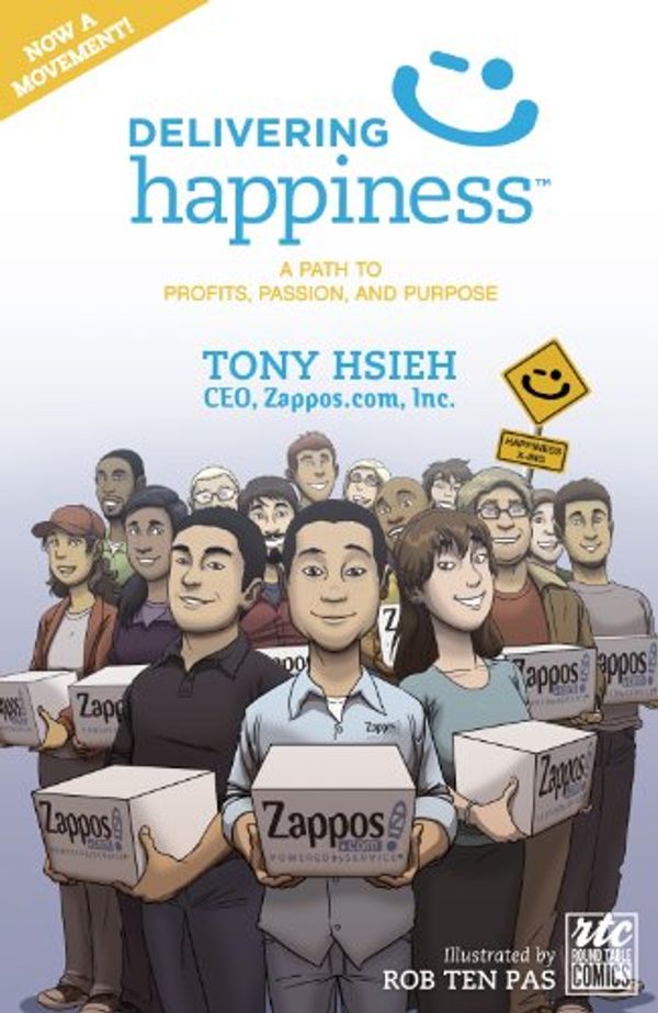 Cover Art for B007GATVYI, Delivering Happiness by Tony Hseih