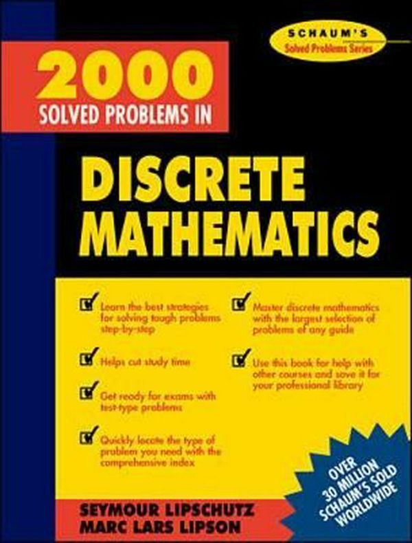 Cover Art for 9780070380318, 2000 Solved Problems in Discrete Mathematics by Seymour Lipschutz