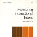 Cover Art for 9780822444626, Measuring Instructional Intent or Got a Match? by Robert F. Mager
