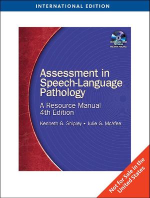 Cover Art for 9781424064250, Assessment in Speech-Language Pathology by Kenneth Shipley