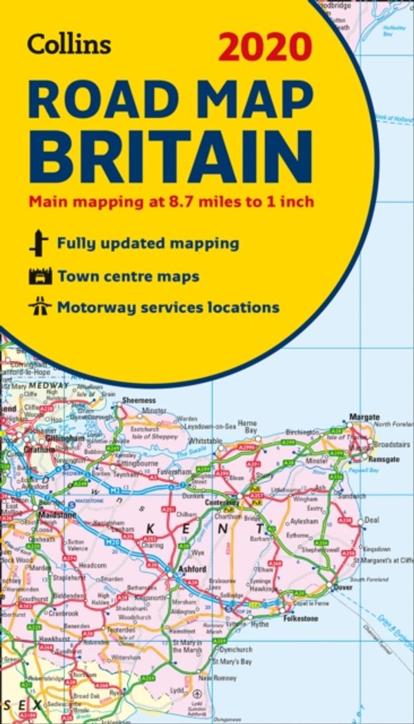 Cover Art for 9780008318727, 2020 Collins Map of Britain by Collins Maps