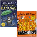 Cover Art for 9789124079239, Code Name Bananas & The Worlds Worst Teachers By David Walliams 2 Books Collection Set by David Walliams