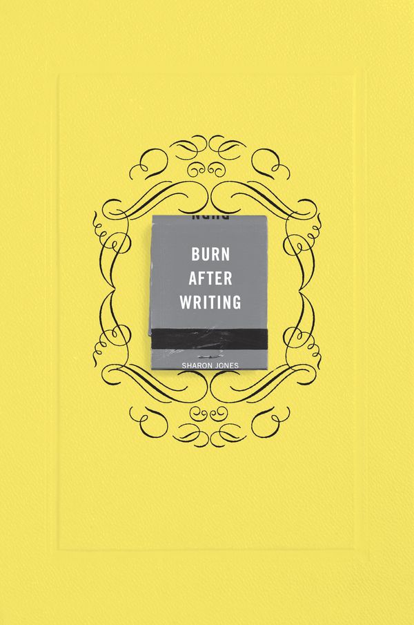 Cover Art for 9780593189672, Burn After Writing (Yellow) by Sharon Jones