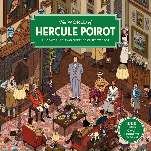 Cover Art for 9781399608671, The World of Hercule Poirot: A 1000-piece Jigsaw Puzzle by Ilya Milstein