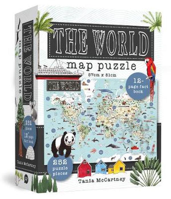 Cover Art for 9781741177466, The World Map Puzzle: Includes book & 252-piece puzzle by Tania Mccartney