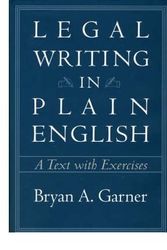 Cover Art for 9780226284194, Legal Writing in Plain English : a Text with Exercises / Bryan A. Garner by Bryan A. Garner