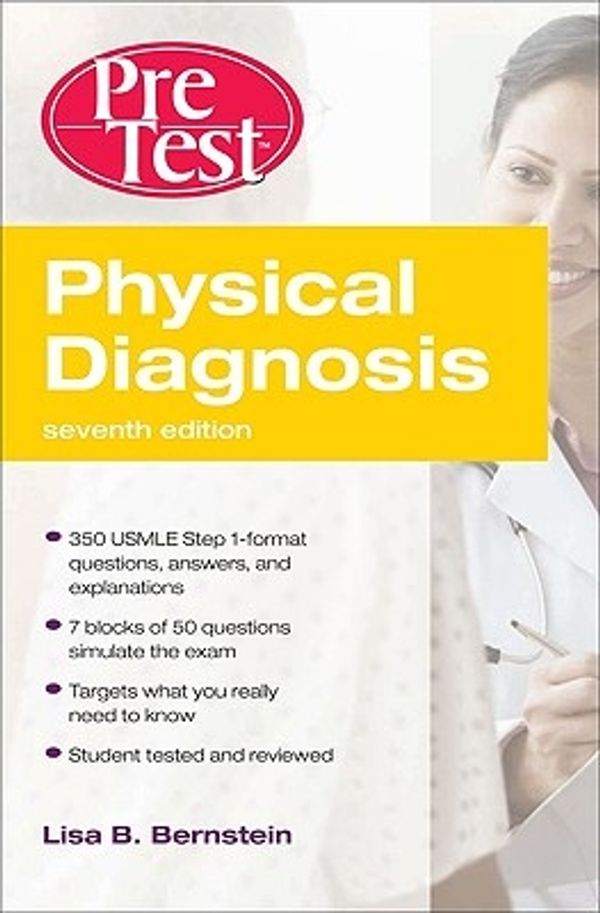 Cover Art for 9780071633017, Physical Diagnosis PreTest Self Assessment and Review by Lisa Bernstein