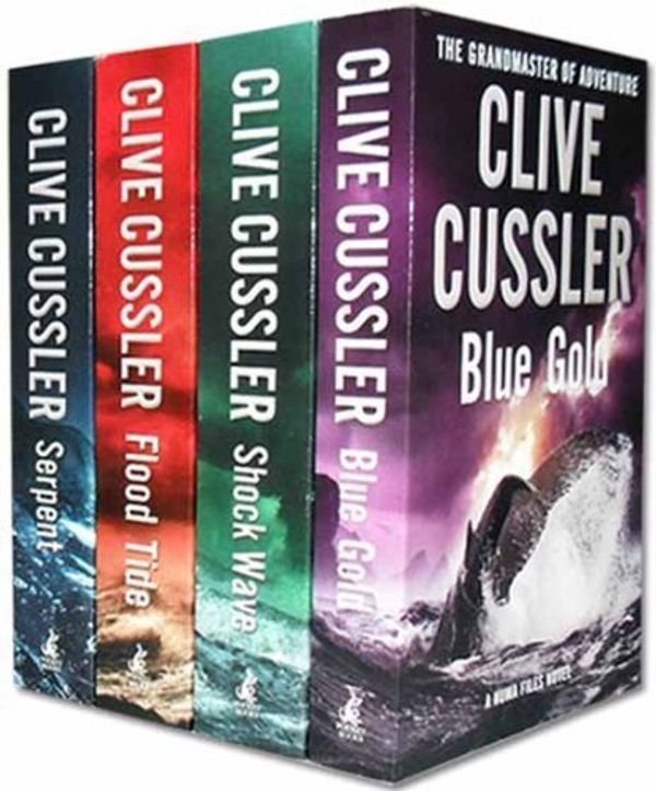 Cover Art for B003RL71WE, Clive Cussler Collection 4 Books Set Pack RRP: £ 31.96 (Blue Gold, Flood Tide, Shock Wave, Serpent) (Clive Cussler Collection) by 
