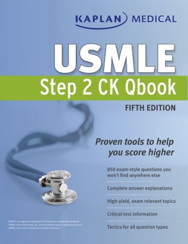 Cover Art for 9781609782269, Kaplan Medical USMLE Step 2 Ck Qbook by Kaplan