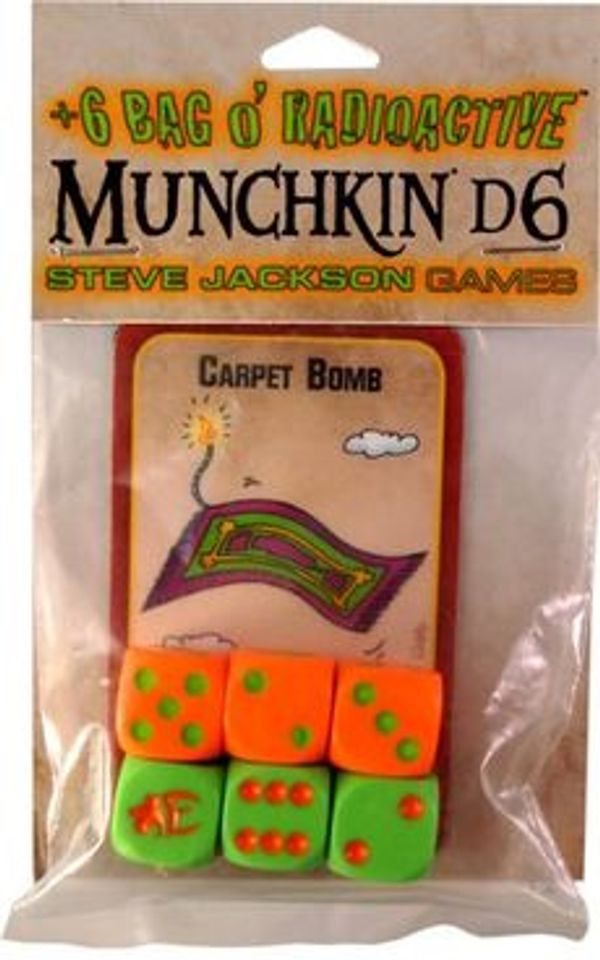 Cover Art for 0837654321706, Steve Jackson Games D6 Bag O Radioactive Munchkin by Unknown