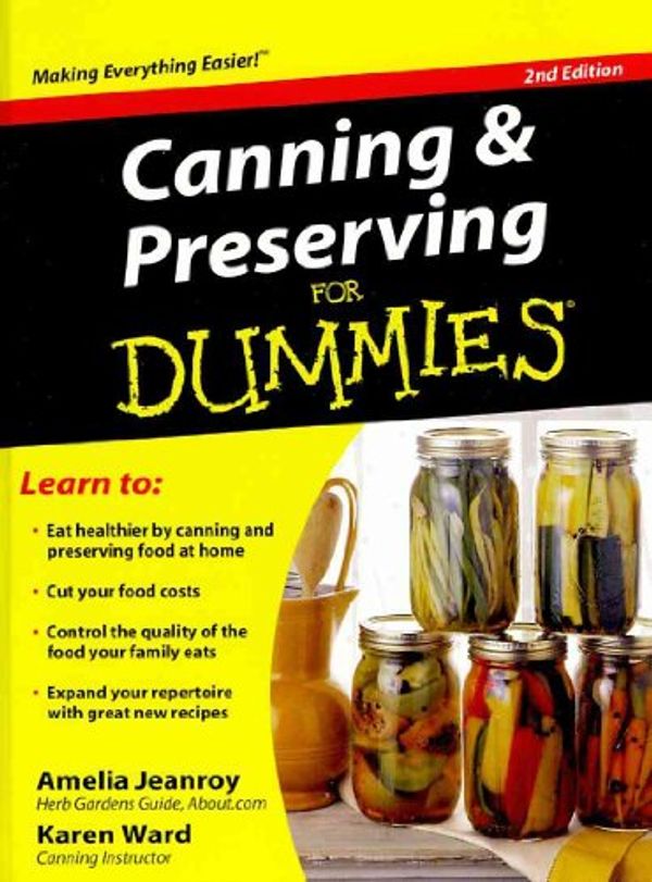 Cover Art for 9781410424587, Canning & Preserving for Dummies by Amelia Jeanroy, Karen Ward
