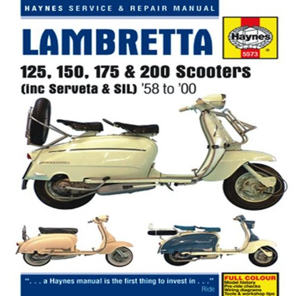 Cover Art for 9780857335739, Lambretta Li, TV, SX & DL Scooters Service & Repair Manual by Phil Mather