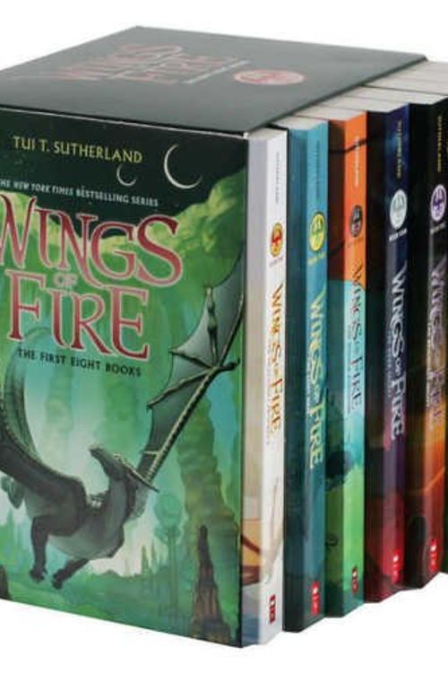 Cover Art for 1338216260, Wings of Fire Boxed Set, Books 1-8 The First Eight by Tui T. Sutherland