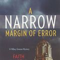 Cover Art for 9780373269327, A Narrow Margin Of Error Faith Martin 2015 by Faith Martin