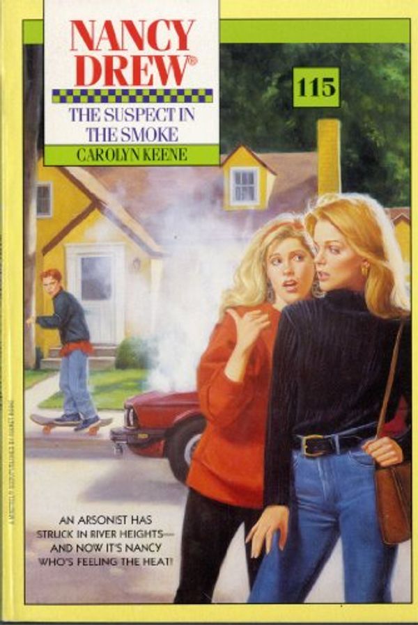 Cover Art for B00E2RX0UE, The Suspect in the Smoke (Nancy Drew Book 115) by Carolyn Keene