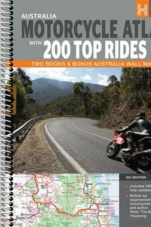 Cover Art for 9781925195132, Hema : Australia Motorcycle Atlas + 200 Top RidesTwo Books & Bonus Australia Wall Map : 6th Edition by Various