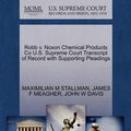 Cover Art for 9781270234036, Robb V. Noxon Chemical Products Co U.S. Supreme Court Transcript of Record with Supporting Pleadings by Maximilian M Stallman