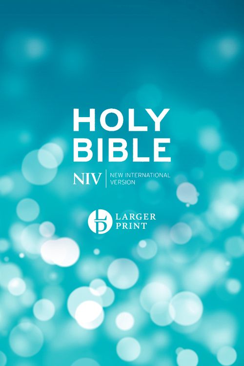 Cover Art for 9781473656673, NIV Larger Print Blue Hardback Bible by New International Version