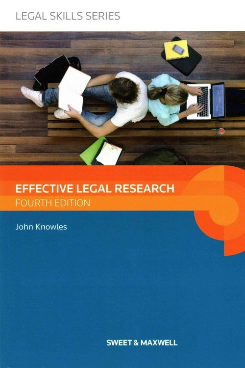 Cover Art for 9780414051911, Effective Legal Research by John Knowles