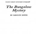 Cover Art for 9781440664267, The Bungalow Mystery by Carolyn G. Keene