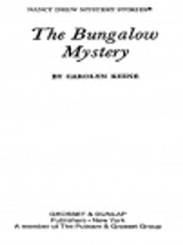 Cover Art for 9781440664267, The Bungalow Mystery by Carolyn G. Keene