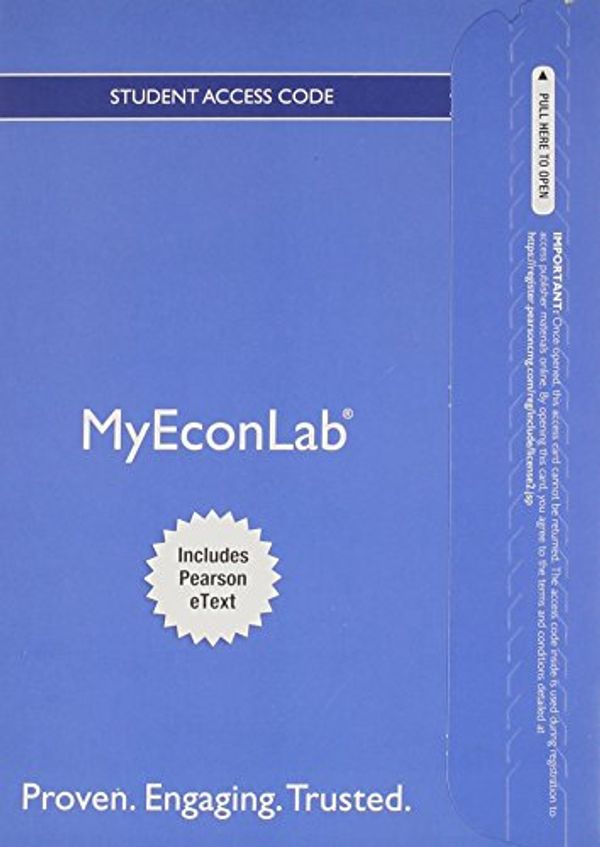 Cover Art for 9780133456431, New Myeconlab with Pearson Etext - Access Card - for Microeconomics by R. Glenn Hubbard