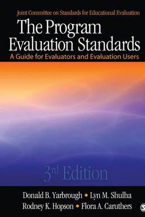 Cover Art for 9781412989084, The Program Evaluation Standards by Donald B. Yarbrough