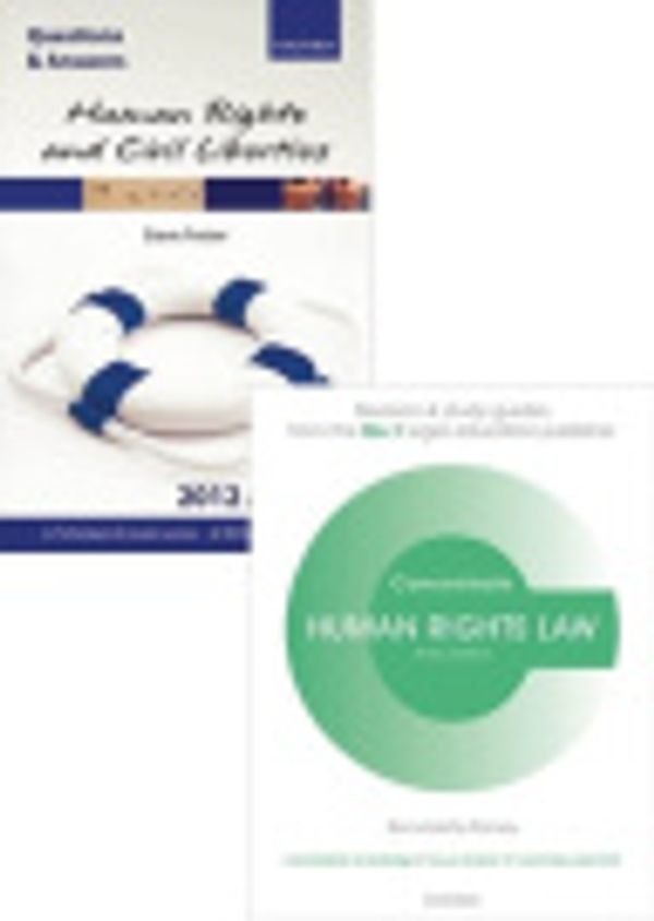 Cover Art for 9780198757856, Human Rights Law Revision Pack 2015: Law revision and study guide (Concentrate) by Steve Foster, Bernadette Rainey
