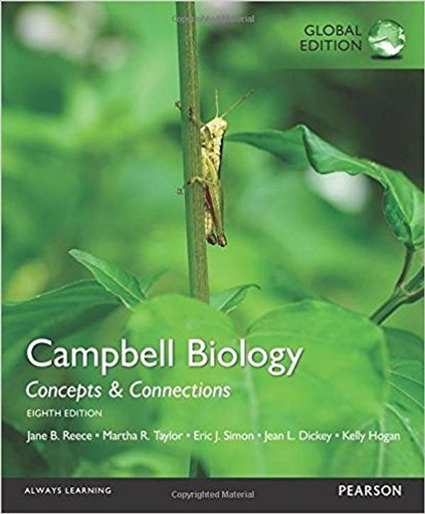 Cover Art for 9781292057804, Campbell Biology: Concepts & Connections, Global Edition by Jane B. Reece