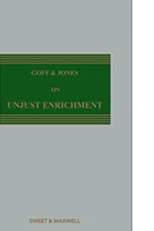 Cover Art for 9780414101913, Goff & Jones On Unjust Enrichment by Professor Charles Mitchell