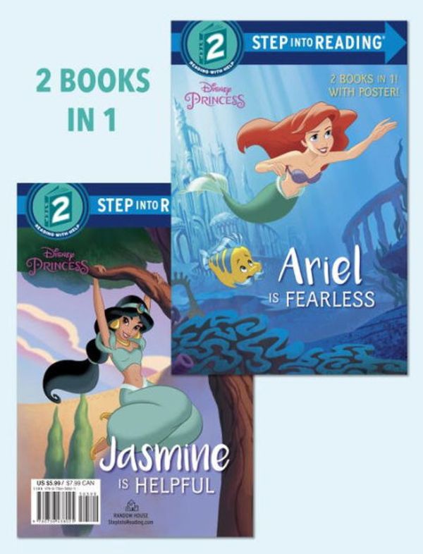 Cover Art for 9780736437677, Ariel Is Fearless/Jasmine Is Helpful (Disney Princess) by Liz Marsham