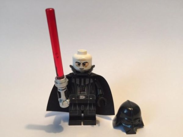 Cover Art for B019N0EJI6, LEGO Star Wars Minifigur Darth Vader with Lightsaber NEW VERSION (TYP 2 Helmet) out of 75093 by 