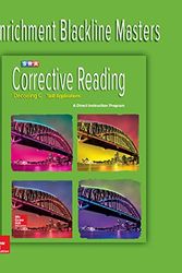 Cover Art for 9780076112463, Corrective Reading Decoding C - Enrichment Blackline Masters by Sra/Mcgraw-Hill