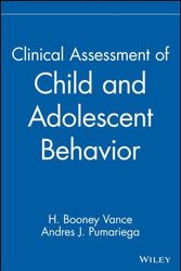 Cover Art for 9780471380467, Clinical Assessment of Child and Adolescent Behavior by H.Booney Vance