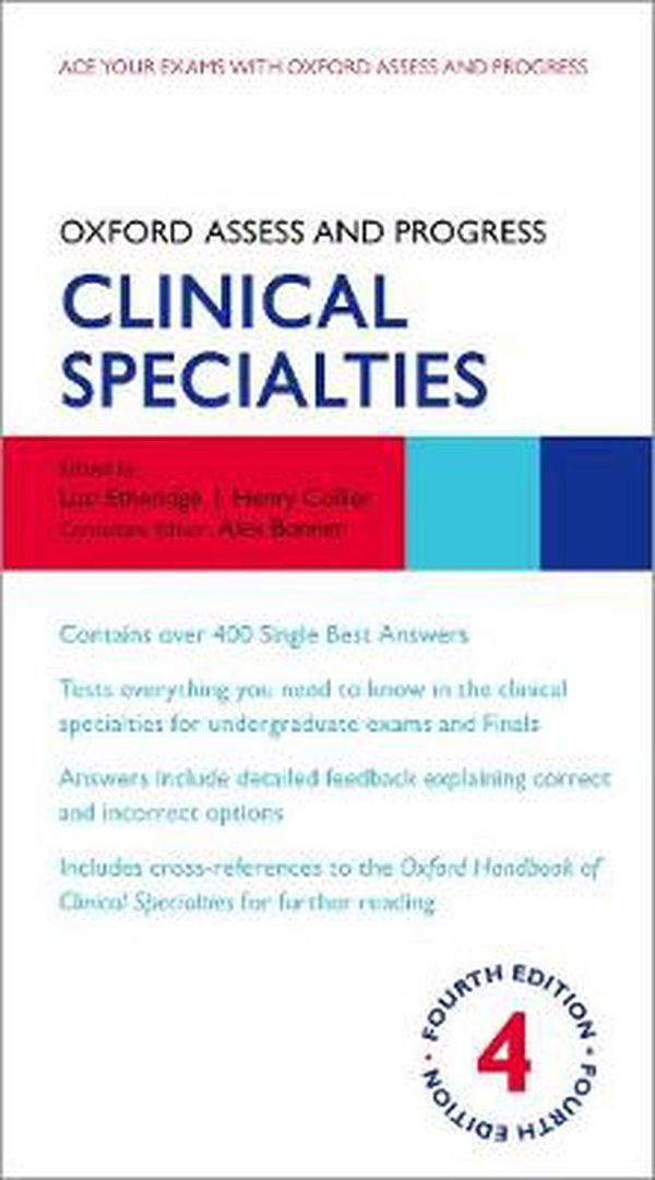Cover Art for 9780198862550, Oxford Assess and Progress: Clinical Specialties by Bonner