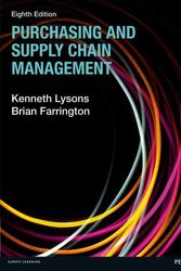 Cover Art for 9780273723684, Purchasing and Supply Chain Management by Dr. Brian Farrington, Dr. Kenneth Lysons