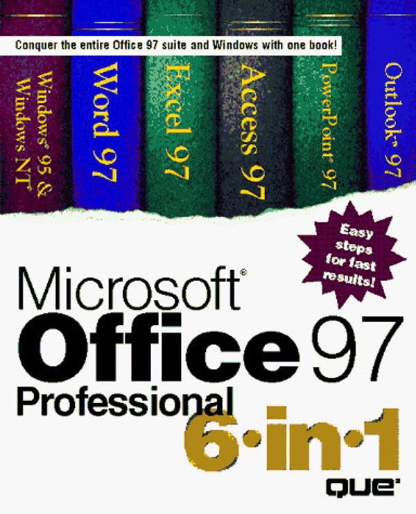 Cover Art for 9780789709578, Microsoft Office 97 Professional 6 in 1 (6-in-1) by Faithe Wempen