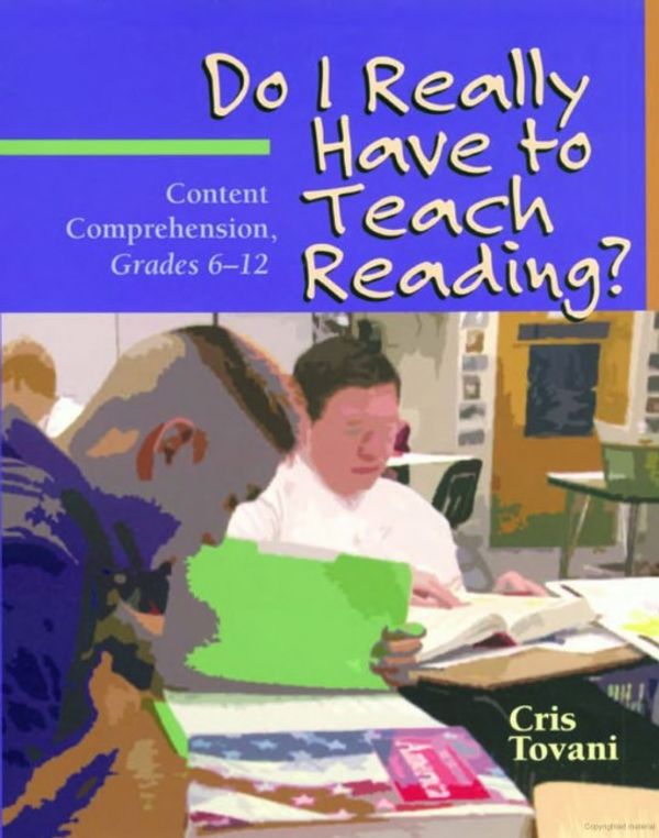 Cover Art for 9781760015213, Do I Really Have to Teach Reading? by Cris Tovani