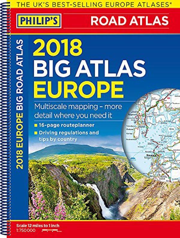 Cover Art for 9781849074223, Philip's Big Road Atlas Europe: (A3 Spiral binding) by Philip's Maps